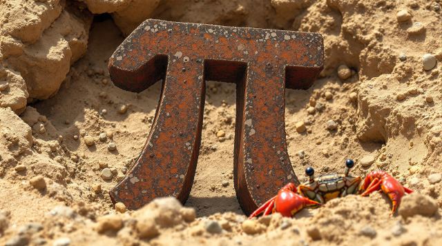 The red-orange crab "Ferris" is Rust's unofficial mascot. That's why some Rust programmers also call themselves ‘rustaceans’ as a pun on ‘crustaceans’ ( crab animals). In this software example, the web worker calculates the number π (Pi) in parallel to the main thread with a specified precision.